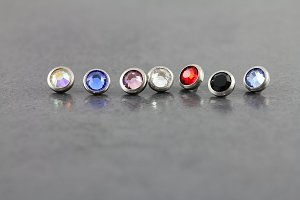 5mm Jeweled Disk for Dermal Anchors