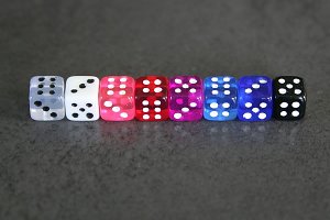 Acrylic Dice Replacement in 14g