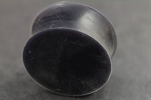 Black Silicone Flared Plugs