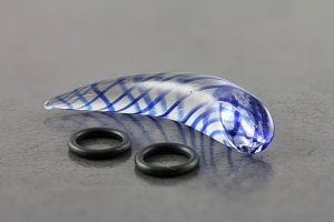 Blue Ribbon Pyrex Glass Talon