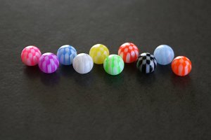 Checkered Acrylic Replacement Ball