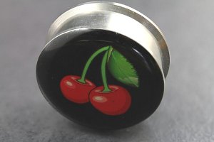 Cherries Logo Ear Plugs