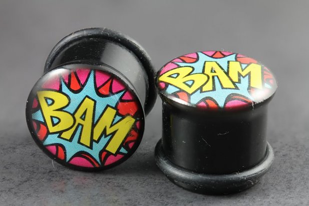 Comic Bam! Single Flared Plugs