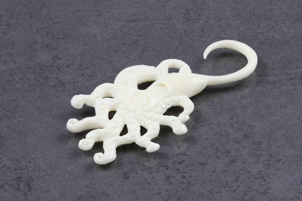 Organic Bone Octopus Hanger (pair)