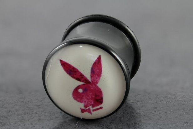 Pink Playboy Bunny Plugs