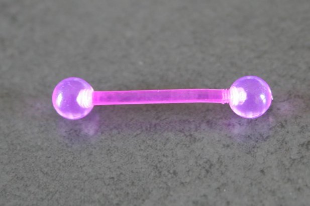 Purple UV Flexible Barbell