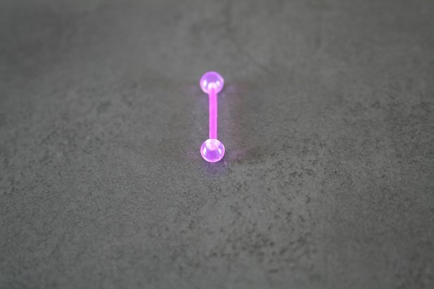 Purple UV Flexible Barbell