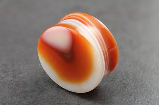 Red Agate Stone Plug