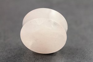 Rose Quartz Stone Plugs
