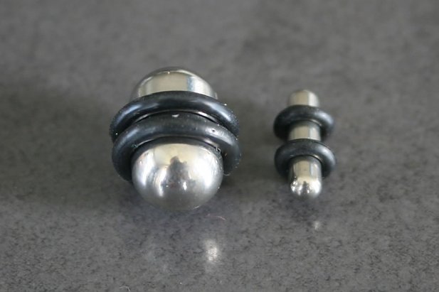 Rounded Solid Steel Plugs