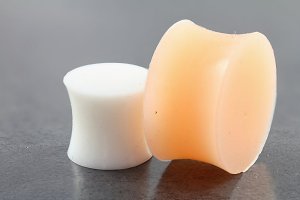 Solid Silicone Flared Plugs